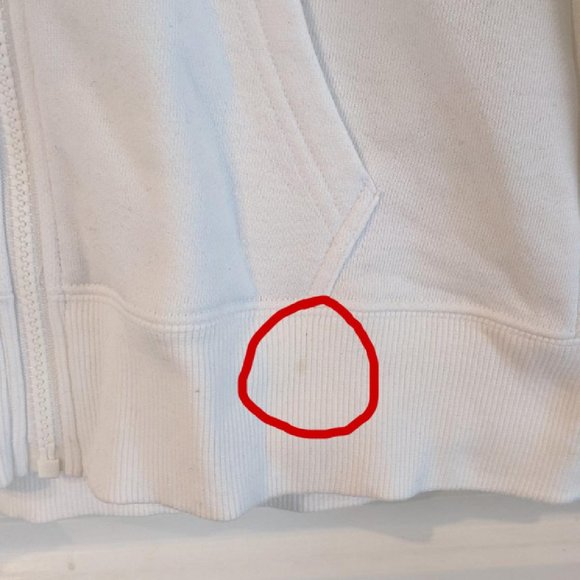 White The North Face Zip Up Hoodie - Picture 5 of 5